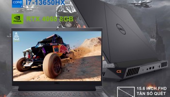 Dell Gaming G15 5530 i7-13650HX Ram 16GB SSD 1TB VGA rời RTX 4060 8GB Màn hình 15.6 Inch FHD 120Hz