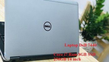Laptop Dell E7440 core i5 ram 8gb ssd 128gb laptop xách tay giá rẻ nguyên zin