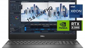 Laptop đồ họa Dell Precision 7560 Intel Xeon W-11855M Ram 32GB SSD 1TB VGA rời RTX A3000 Màn hình 15.6 Inch FHD