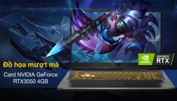 Laptop Gaming ASUS TUF F17 FX706HE i5-11260H Ram 16Gb SSD 512Gb VGA RTX 3050 Ti
