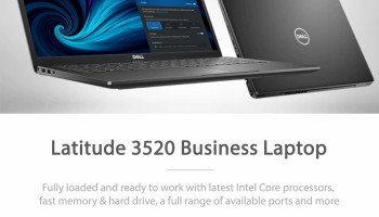 Laptop xách tay Dell Latitude 3520 Core i5-1135G7 Ram 8GB SSD 256GB Màn hình 15.6 Inch FHD