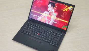 Laptop xách tay Lenovo ThinkPad X1 Carbon Gen 8 core i7-10510U Ram 16GB SSD 256Gb Màn hình 14 Inch 2k QHD