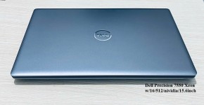 Laptop đô họa dell precision 7550 intel xeonw 10855m ram 32gb ssd 512gb 15.6inch window 10 pro bản quyền