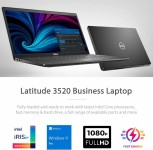 Laptop xách tay Dell Latitude 3520 Core i5-1135G7 Ram 8GB SSD 256GB Màn hình 15.6 Inch FHD