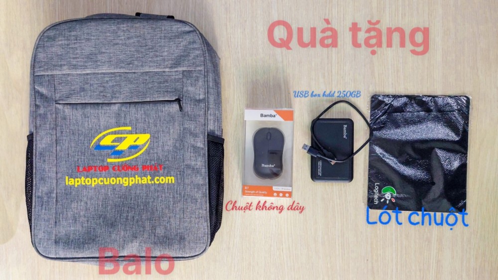 Bộ quà tặng kèm khi mua laptop tại shop cường phát