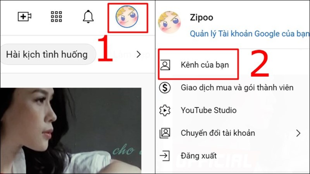Lấy link youtube trên điện thoại đơn giản