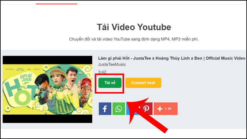 tải video youtube về máy tính