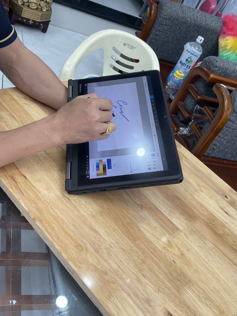 Laptop X360 Lenovo thinkpad Yoga 12 core i5 5300U ram 8gb ssd 256gb 12.5 inch nguyên zin giá rẻ