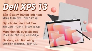 Dell XPS 9310 2in1 core i7 1185G7 Ram 16gb SSD 512GB 13.3 inch touch 360 độ giá rẻ