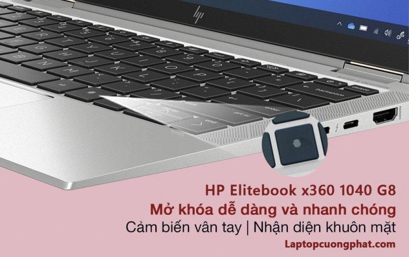 laptop hp elitebook x360 1040 g8 giá rẻ công nghệ sure view