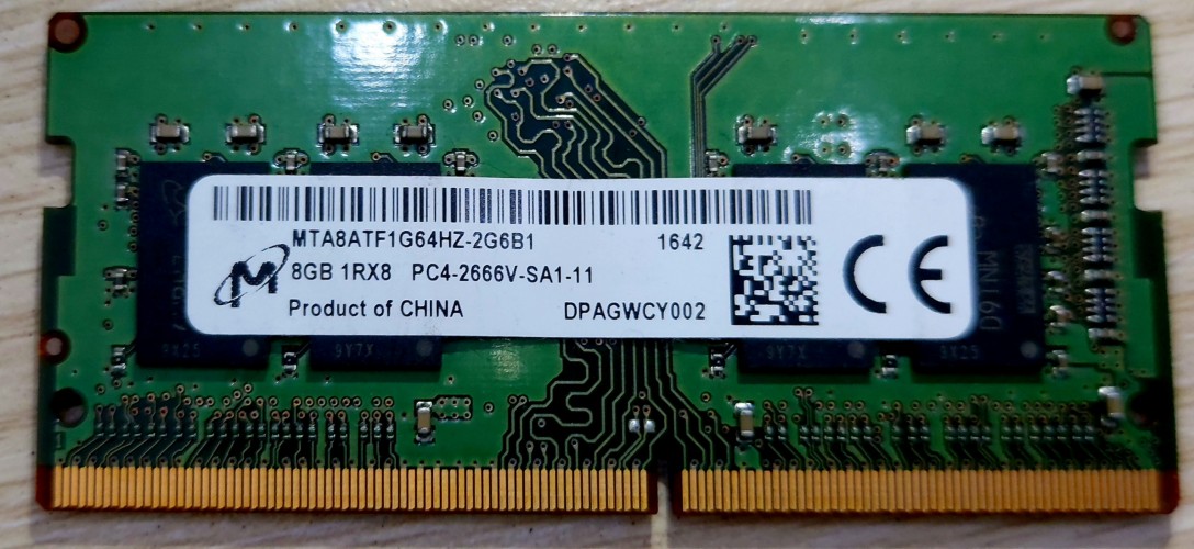 Ram Laptop 4G 8G 16G DDR4 Hàng bóc máy chính hãng